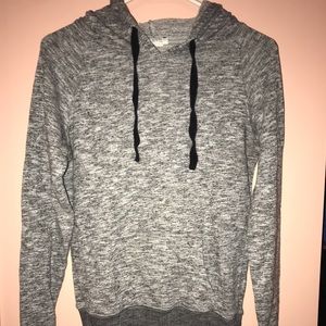 Black and white hoodie